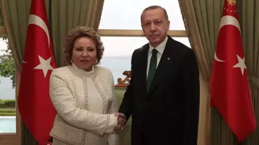 Cumhurbaşkanı Erdoğan Rusya Federasyon Konseyi Başkanını Kabul Etti
