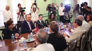 Dışişleri Bakanı Çavuşoğlu Kübalı Mevkidaşı ile Görüştü
