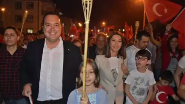 560.çağlak Festivali, 19 Mayıs 100.yılına Özel Fener Alayı ile Başladı