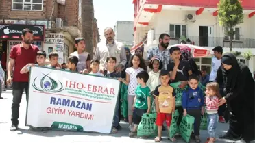 Mardin'de Yetim Çocuklara Bayramlık Hediye Edildi