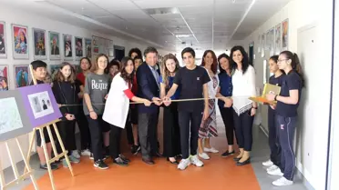 TED Denizli Öğrencilerinden Kişisel Resim Sergisi