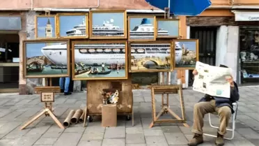 Banksy'den Venedik Bienali'ne 'kaçak katılım'