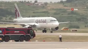 Qatar Airways'in İlk Uçağı İzmir'e İniş Yaptı