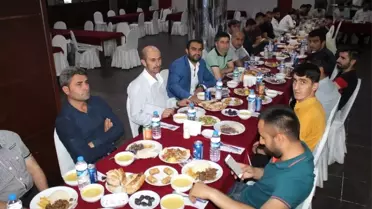 Silopi'de kuyumcular iftarda bir araya geldi