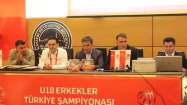 U-18 Erkekler Türkiye Basketbol Şampiyonası'nda Kuralar Çekildi