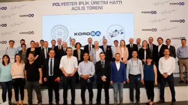 Kordsa İzmit fabrikası ek polyester iplik hattı devreye alındı