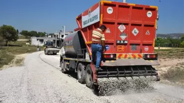 Toroslar'da yol yapım çalışmaları hızlandı