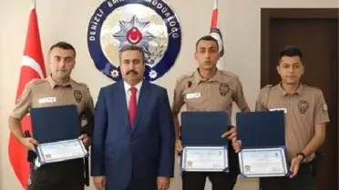 Validen kuyumcuyu soyan hırsızı yakalayan bekçilere plaket