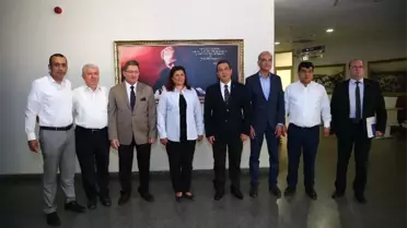 Nazillili iş adamlarından Başkan Çerçioğlu'na ziyaret