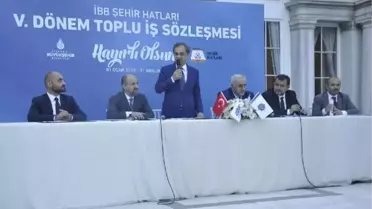 İBB Şehir Hatları'nda toplu sözleşme sevinci