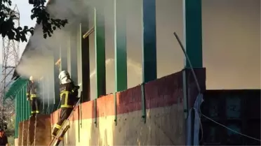 Muğla'da yağ üretim tesisinde yangın