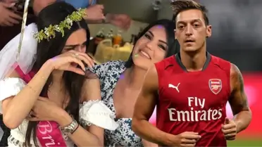 Mesut Özil'in nişanlısı Amine Gülşe, bekarlığa veda partisinde gözyaşlarına boğuldu