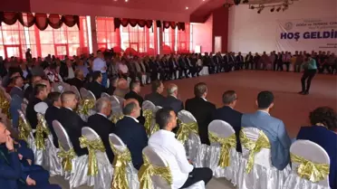 Kızılcahamam Belediyesinde bayramlaşma töreni düzenlendi