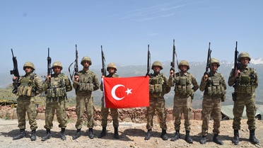 Hudut kartallarından Pençe harekatına tam destek