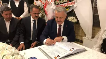 Milletvekili Ahmet Arslan, nikah şahitliği yaptı