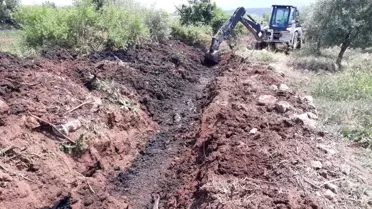 Heybeli Mahallesinde dere temizlik çalışması tamamlandı