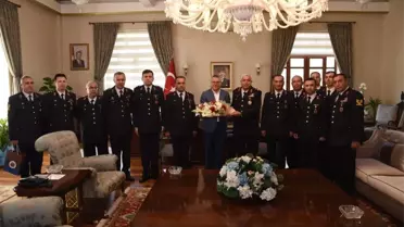 Vali Deniz jandarma teşkilatını ağırladı