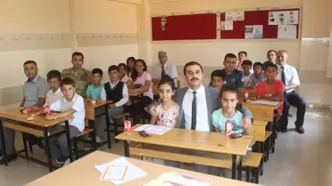 Yavuzeli'nde öğrencilerin karne heyecanı