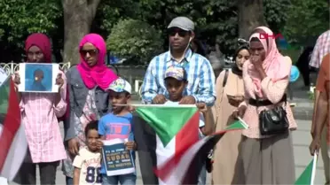 İSTANBUL- SUDANLILARDAN SARAÇHANE PARKI'NDA BASIN AÇIKLAMASI