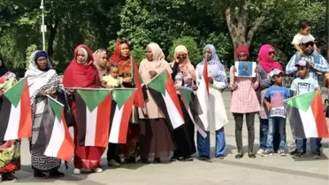 Sudanlılardan Saraçhane Parkı'nda basın açıklaması
