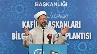 Diyanet İşleri Başkanı Erbaş, hac kafilesi başkanlarıyla bir araya geldi