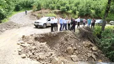 Mesudiye ve Gölköy'de aşırı yağış etkili oldu