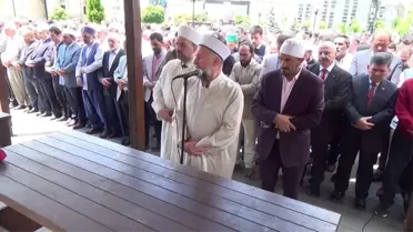 Erzurum'da Muhammed Mursi için gıyabi cenaze namazı kılındı