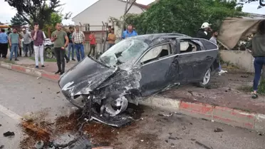 İnegöl-Alanyurt yolunda feci kaza: 5 yaralı