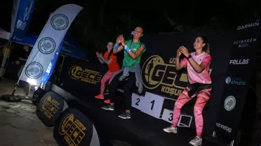 Belgradı Orman'ı gece koşusu ile renklendi