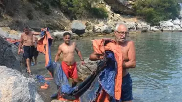 Eşsiz güzellikteki koylardan toplanan çöpler şaşırttı