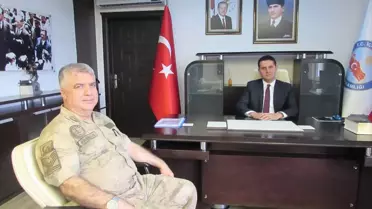 Kavak Jandarma Komutanı Karaköse'den Şenay'a ziyaret