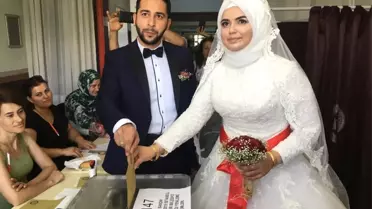 Nikahtan önce sandığa gittiler