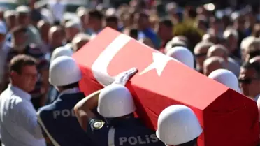 Şehit komiser memleketine gönderildi