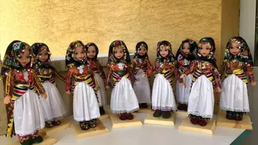 Doğanşar'da bez bebek sergisi
