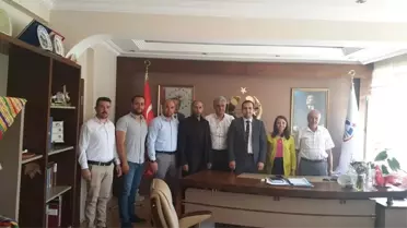 Encümenlerden Kaymakam Güven'e ziyaret
