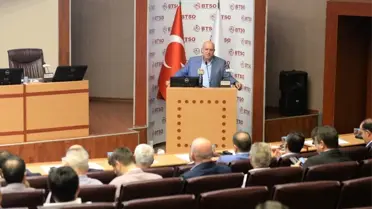 BTSO Başkan Yardımcısı İsmail Kuş Açıklaması