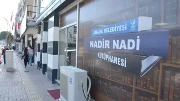 Nadir Nadi Kütüphanesi Aliağa Gençlik Merkezine taşınıyor