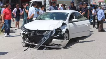 Tekirdağ'da iki araç çarpıştı: 3 yaralı