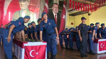 Isparta'da Bedelli Jandarma Erler yemin etti