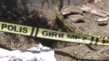 Kaçak mezardan bez parçası çıktı