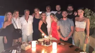 Esra Erol ve eşi Ali Özbir'den çifte kutlama