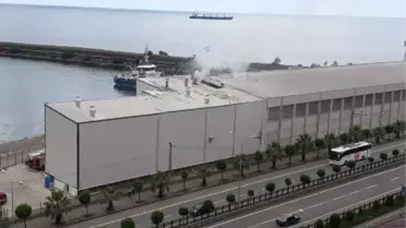Giresun limanında korkutan patlama