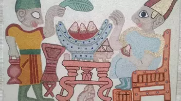 3 bin yıllık duvar kabartmasında çiğ köfte ve marul çıktı