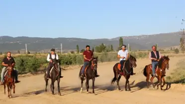 Başmakçı'da rahvan at yarışı hazırlıkları