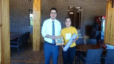 Kaymakam ve başkan LYS birincisini ağırladı