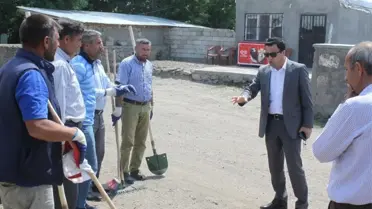 Köylerde çöp toplama çalışması