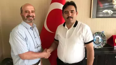 Masa Tenisi Afyon İl Temsilcisi Ak'tan Kaymakam Kaya'ya ziyaret