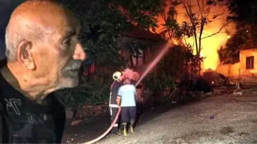 Bahçesinde baktığı kedilerin sesine uyanıp yanmaktan kurtuldu