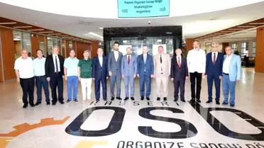 TBMM Başkanı İsmail Kahraman'dan Kayseri OSB Ziyareti