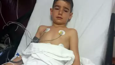 Süs havuzda akıma kapılan Emir taburcu edildi